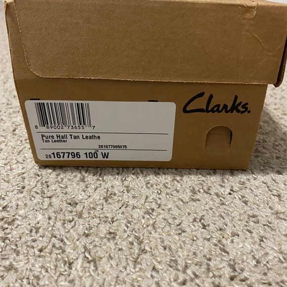 Clarks Pure Hall Tan Leather Loafer - Picture 11 of 13